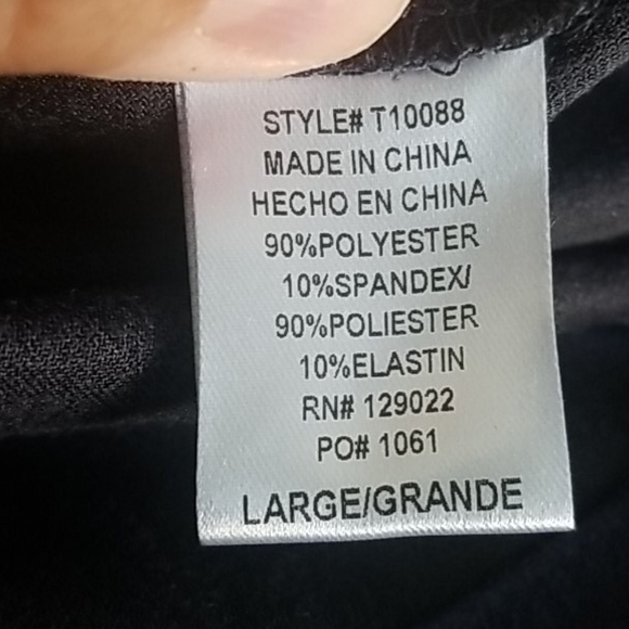 Market Cropped Blue Suede Top Sz Large - Picture 13 of 13